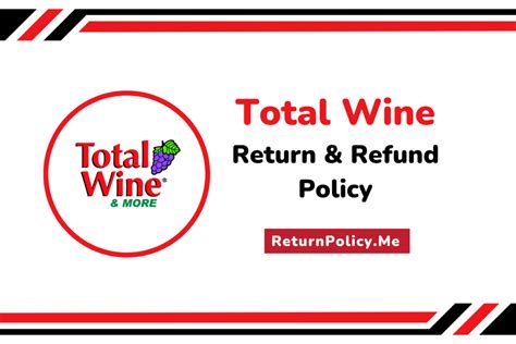 Total wine refund policy. Things To Know About Total wine refund policy. 